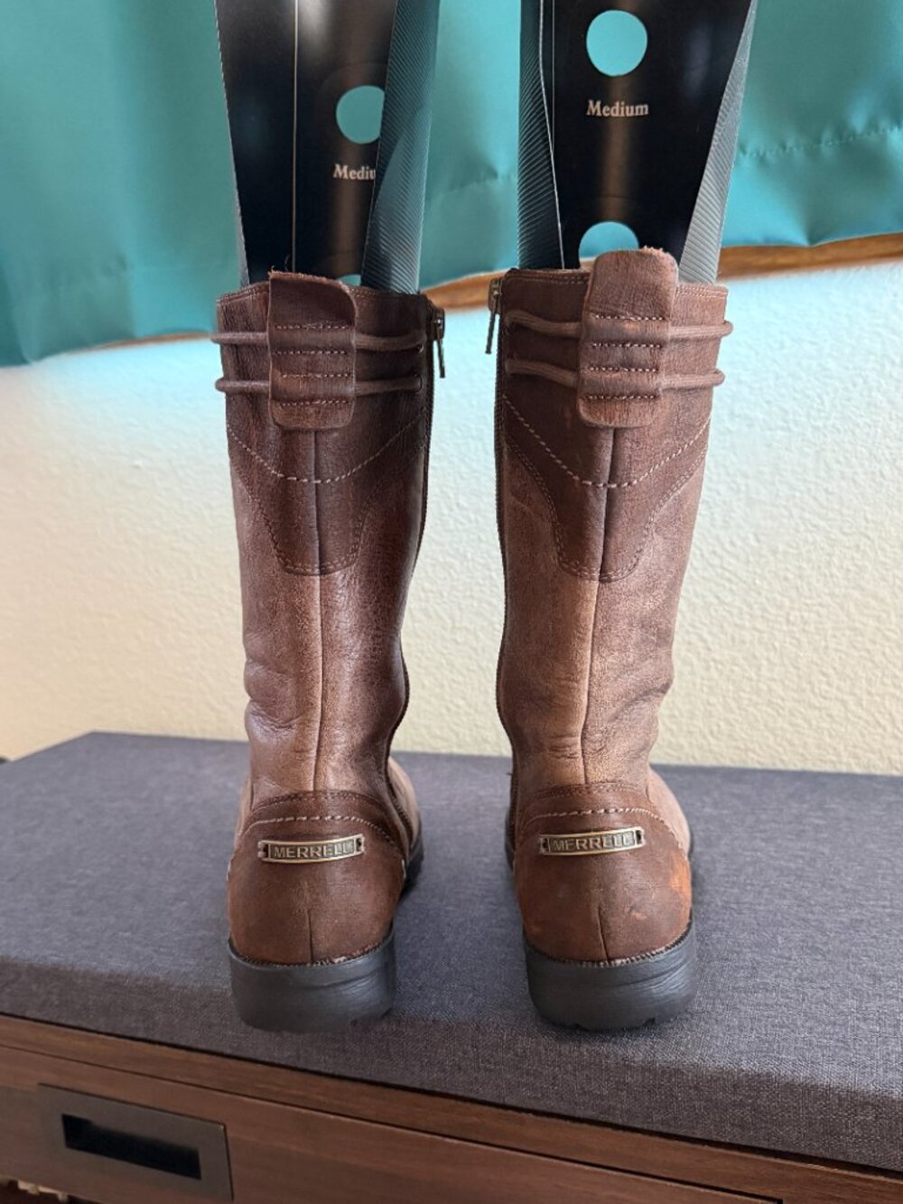 Like New! Merrill Leather Boots, Size 8 - Picture 3 of 9